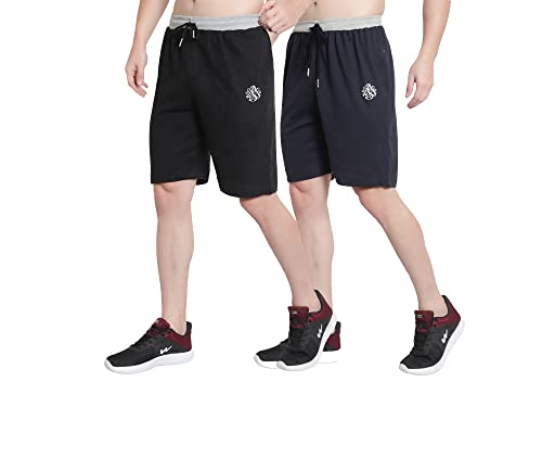 Image of OORA Men's Plus Sizes Cotton Shorts M to 5XL, 28 to 48 Inches Waistline
