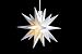 Produktbild Sterntaler Dekostern | Weihnachtsstern Mini-Stern | Kunststoff | 18-Zacker | Weiß | 12cm | Innen | LED | Batterie | mit Timer