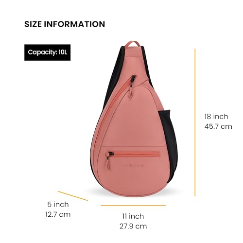 Image of Sherpani Esprit, Sling Backpack, 10L Travel Bag, Right-Handed Shoulder Sling Purse, Crossbody Backpack, Travel Gifts, RFID Protection (Desert)