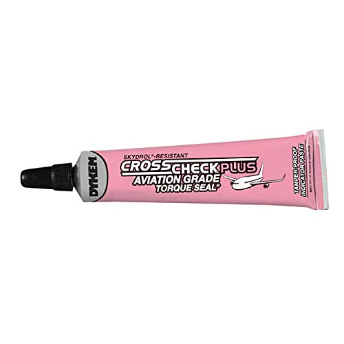 Dykem 83420 Cross-Check Plus Aviation Grade Torque Seal - Skydrol Resistant Pink 1 oz Tube