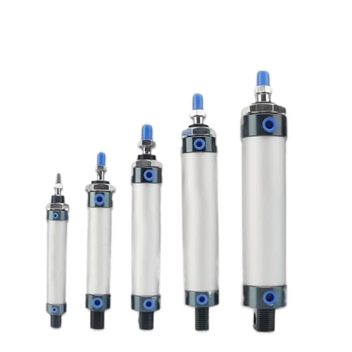 Cilindro neumático MAL20 de doble efecto con carrera de 125mm para automatización
