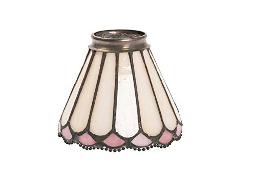 Fabris Uber Paralume Lampada Lampadario Vetro Lavorazione Tiffany rilegato a Mano 107 Made Italy