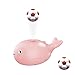 Dolphin Floating Ball Toy kula do zawieszenia, elektryczna, wielorybowa, pływająca zabawka z piłką, do wielokrotnego ładowania, kolor różowy
