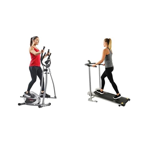 Sunny Health Fitness Legacy Stepping Elliptical Machine, Total