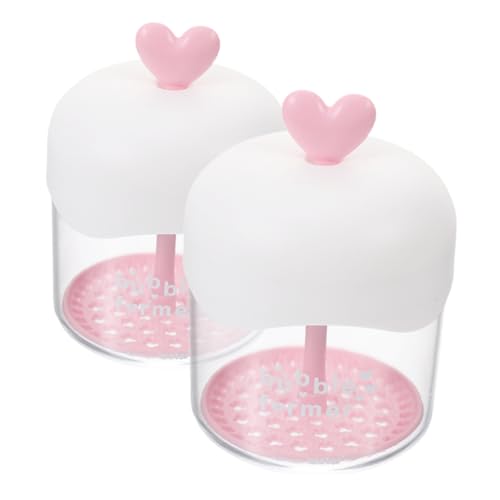 WOFASHPURET 2個手動式洗顔泡メーカー 洗顔料用泡泡立て器 透明デザイン フェイシャルクレンジング用