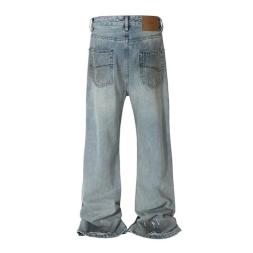 High Street Pants Unisex Washed and Distressed Jeans2