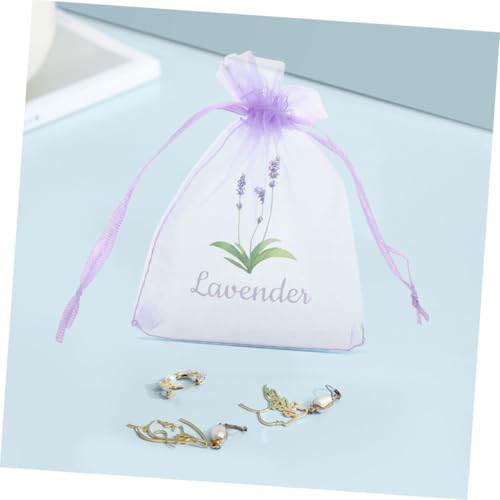 Bolsas de sachet lavanda 20 piezas con cuerda de cierre miniatura 7