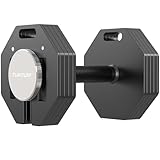 tunturi rapid - set di manubri regolabili da 20 kg – regolabile da 4 a 20 kg – 9 manubri in uno – set di pesi per home gym