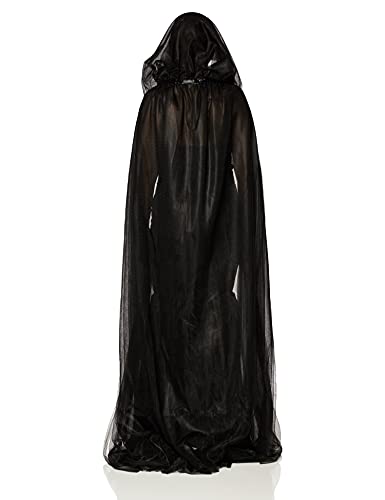 Rubie's Unisex Adult Hooded Cape Costume Accessory, Black, One Size Us #TOP2