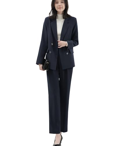 [Ｓｕｅｅｙａ] スイーヤ スーツ レディース セットアップ パンツスーツ ジャケット リクルート ビジネス 事務服 フオ一マル 女性らしい おしゃれ オフィス 大きいサイズ 卒業式 母 秋 冬 春の商品画像（Amazon）