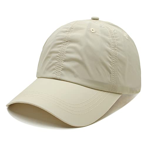 Casquette de baseball unisexe contre la transpiration BEFUR séchage rapide beige
