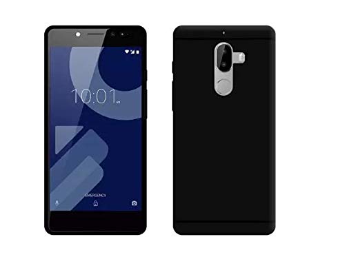 Case Creation10.or G Back case,10.or (Tenor) G 2017 Premium Imported Plain Black Silicone Matte Finish Flexible Silicone Cover