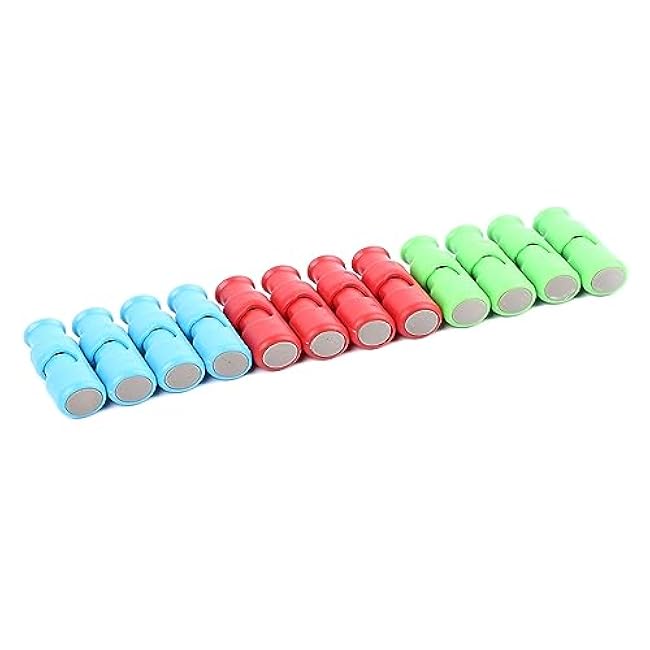 12Pcs Bread Bag Clips Sturdy ABS Plastic 3 Colors Easy Plastic Bag Closure Clips for Home Kitchen Travel Dining Storage Kitchen Storage Organization Accessories