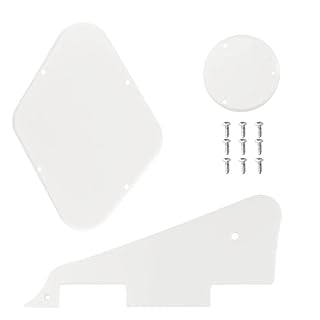 LP Pickguard Lot de 3 plaques de commutation arrière avec vis Compatible avec Epiphone Les Paul Standard Guitare… - Les Beatles, Paul McCartney, John Lennon, RIngo Starr, George Harrison