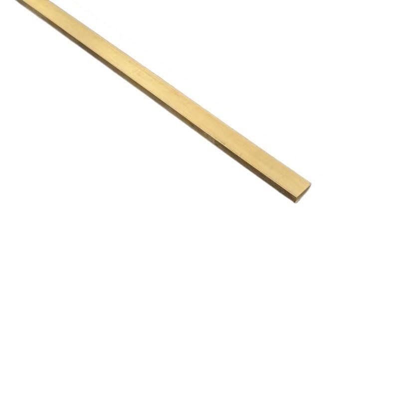 Fixation faite à la main en barre plate laiton solide et malléable