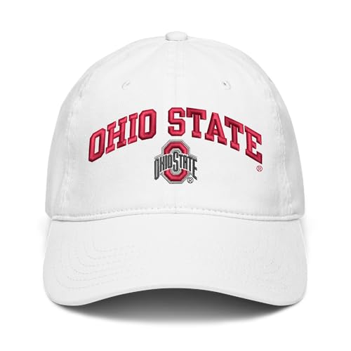 Gorra de béisbol bordada ajustable blanca miniatura 2