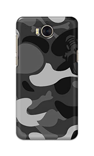 Image of Printed Hard Back Cover Case for Huawei Y5 2017 | Huawei Y6 2017 | Nova Young Back Cover (Army Pattern) -1302
