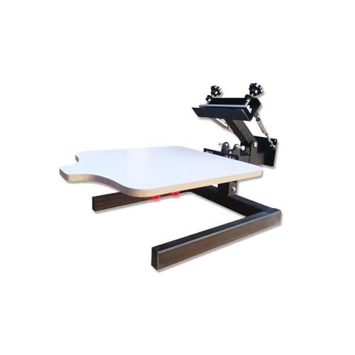 Image of Generic Manual 1 Color 1 Station Silk Screen Printing Machine 1-1 Press DIY T-Shirt Printing