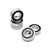 Premium ABEC-7 Double Rubber Sealed Ball Bearings, Pre-Lubricated Steel Construction, High-Speed Precision Rating for Industrial and Hobby Applications (626 6x19x6mm ZZ)