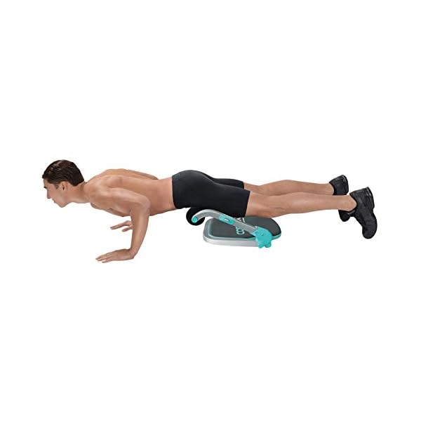 Core-Max-Smart-Abs-and-Total-Body-Workout-Cardio-Home-Gym Core Max 2.0 Smart Abs and Total Body Workout Cardio Home Gym , Teal/Grey