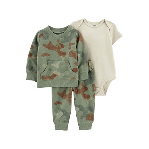 Image of Carter's Baby Boys 3 Piece Little Jacket Set (Polar Bear)