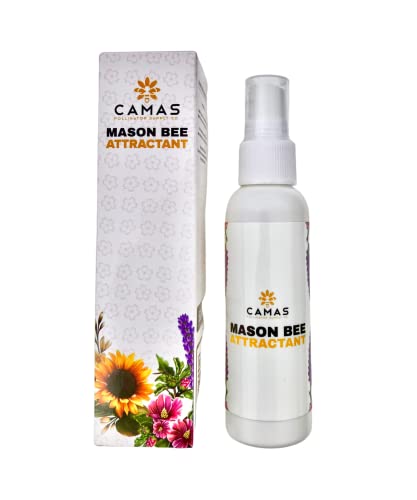 Camas Mason Bee House Attractant, Unique Solitary Pollinator Supp...
