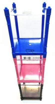 Kapoor pets? Dophin T-102 Aquarium Betta Fish Mini Tank (Pack of 3) Corner Pentagon Aquarium Tank (1.25 L)