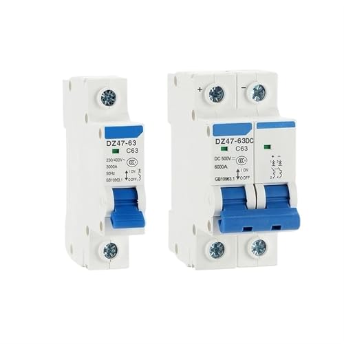Disjoncteur MCB DZ47-63DC 1P 250V interrupteur batterie panneau solaire