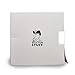 Doctor Stuff - Solid Color File Folder Labels, Tabbies Series, Laminated Solid White Stickers, 1-1/2