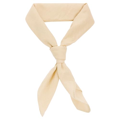 Cotton Scarf Square Ribbon Neck Scarf Handkerchief Bandanas for Halloween Women Men Costume Accessory 21.3 inch