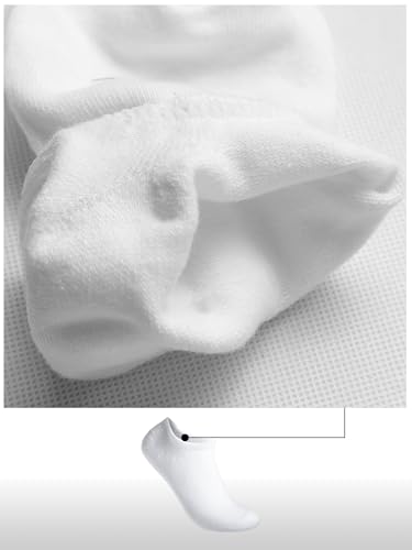 Unisex Cozy Thick Ankle Socks 5-Pack with Anti-Slip Heel3