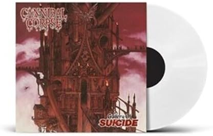 CANNIBAL CORPSE - GALLERY OF SUICIDE (WHITE VINYL) por Cannibal Corpse, capa do álbum