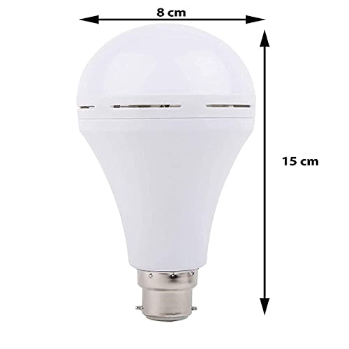 Image of DAYBETTER 9 Watt Inverter Bulb LED Bulb Light Rechargeable Emergency, AC /DC Bulb Color White, B22 Cap, 1pcs | VD-S-27