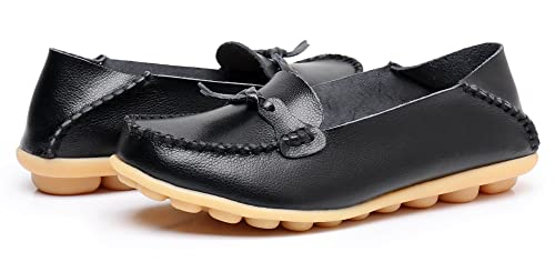 Image of VenusCelia Women's Decoration Comfy Walking Flat Loafer