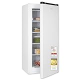 Exquisit Gefrierschrank | 145 l Nutzinhalt, Energieklasse C, 39 dB(A) | hohe Bauform für mehr Stauraum, 4-Sterne-Gefrieren, manuelle Temperaturregelung, wechselbarer Türanschlag | GS5145-050C weiss