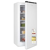 Exquisit Gefrierschrank | 145 l Nutzinhalt, Energieklasse C, 39 dB(A) | hohe Bauform für mehr Stauraum, 4-Sterne-Gefrieren, manuelle Temperaturregelung, wechselbarer Türanschlag | GS5145-050C weiss