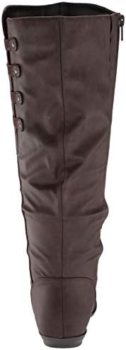 CLIFFS BY WHITE MOUNTAIN Women's Francie Tall Shaft Boot, Brown/Distressed, 8.5 M | Image 2