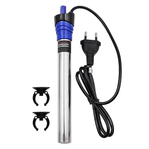 Tiardey 100W Aquarium Heater 304 Stainless Steel Aquarium Heater Temperature Adjustable Heating Rod Aquarium for Fish Tanks and Aquarium