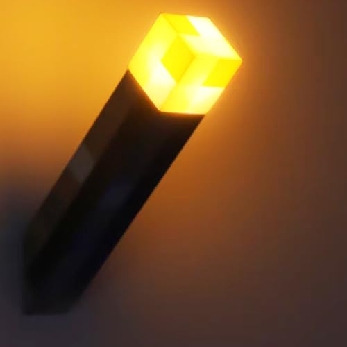 Yevheniy Light-up Wall Torch Lamp with 3 Lighting Levels, Hand Held & Wall Mountable Table Lamps, USB Rechargeable Night Light, Costume Cosplay Bedside Lamp for Home/Office Decor