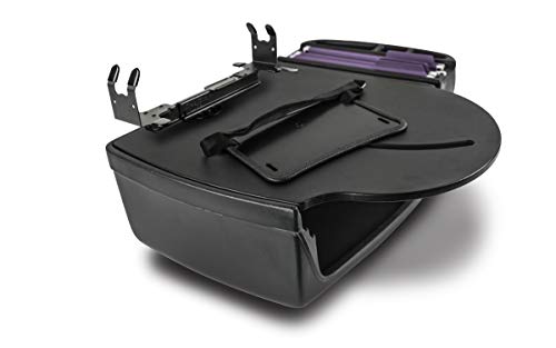 Image of AutoExec AE-RMCD-PI-PS-BT Roadmaster Car Desk for Your Vehicle Workstation and Mobile Office, Black with 400 watt Power Inverter and Printer Stand | Vehicle Workstation, Mobile Office, 400 Watt Power Inverter, Printer Stand