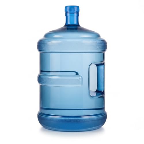 Pichet à eau de 5 gallons en plastique bleu de qualité alimentaire