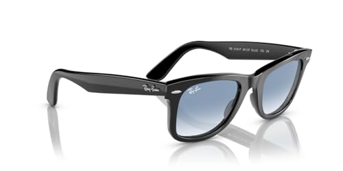 Image of Ray-Ban Rb2140f Original Wayfarer Low Bridge Fit Square Sunglasses for Men for Women