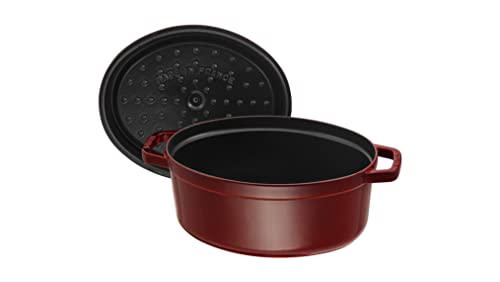 STAUB Cocotte, Gusseisen Bräter, 33 cm, 6,7 L, Induktion, Made in France – Ansicht 2