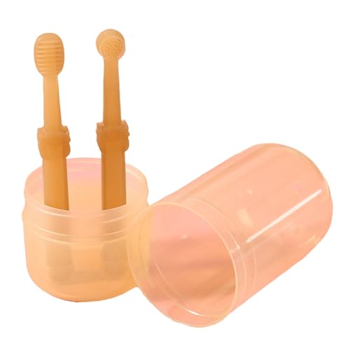 Dtharen 犬用歯磨きキット、犬用歯ブラシ - 犬の歯のクリーニング - 犬猫用ミニ歯ブラシ、猫歯ブラシ、舌スクレーパー付き小型犬歯ブラシ、子猫、子犬用に設計