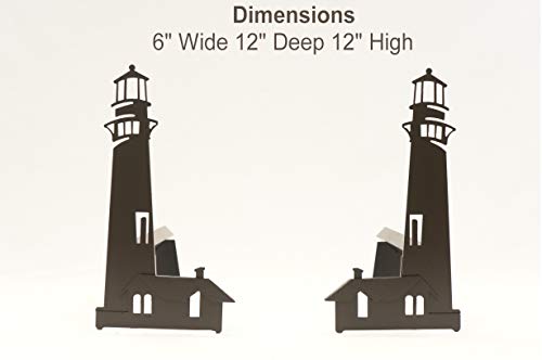 Design Specialties Fireplace ANDIRONS Coastal Design Black