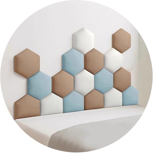 Panneaux muraux 3D blanc 150x87 cm pour tête de lit adhésive - 4