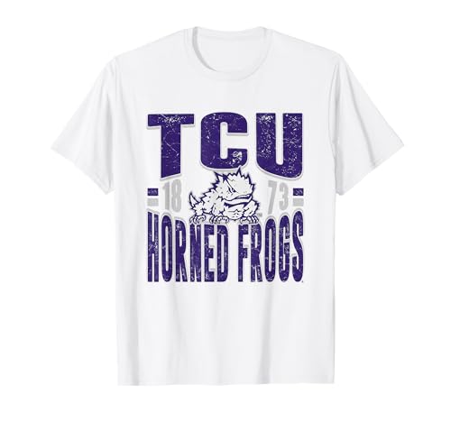 TCU Horned Frogs Vintage 90's Retro White T-Shirt