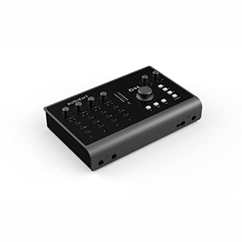 Image of Audient iD44 MKii 20-in /24-out USB-C Audio Interface with 24-bit /96kHz Resolution, 4 Mic Preamps, 2 Instrument Inputs, 16-channel ADAT I /O, DSP Mixer, and 2 Headphone Outputs