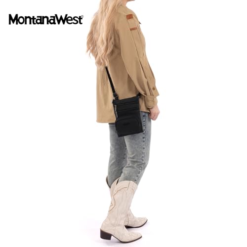 Montana West Small Crossbody Bag for Women Multi-Pocket Crossbody Purse2