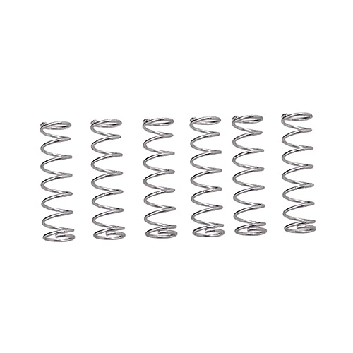 Hoement ギターピックアップネジセット 6個入り シングルコイルピックアップ取り付けネジ スプリング エレキギター用 簡単取り付け